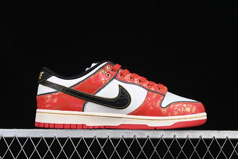 All categories Nk SB Dunk Series Nk SB Dunk Low Low-top sneakers Nk SB Dunk Low Chinese New Year Festive Red Anniversary high-end customization Low-top casual sneakers RW1220-005